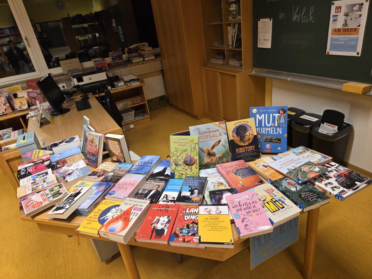 Foto Arbeitsplatz Bibliothekarin