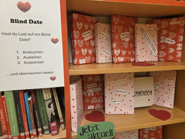 Blind Date im Schaufenster