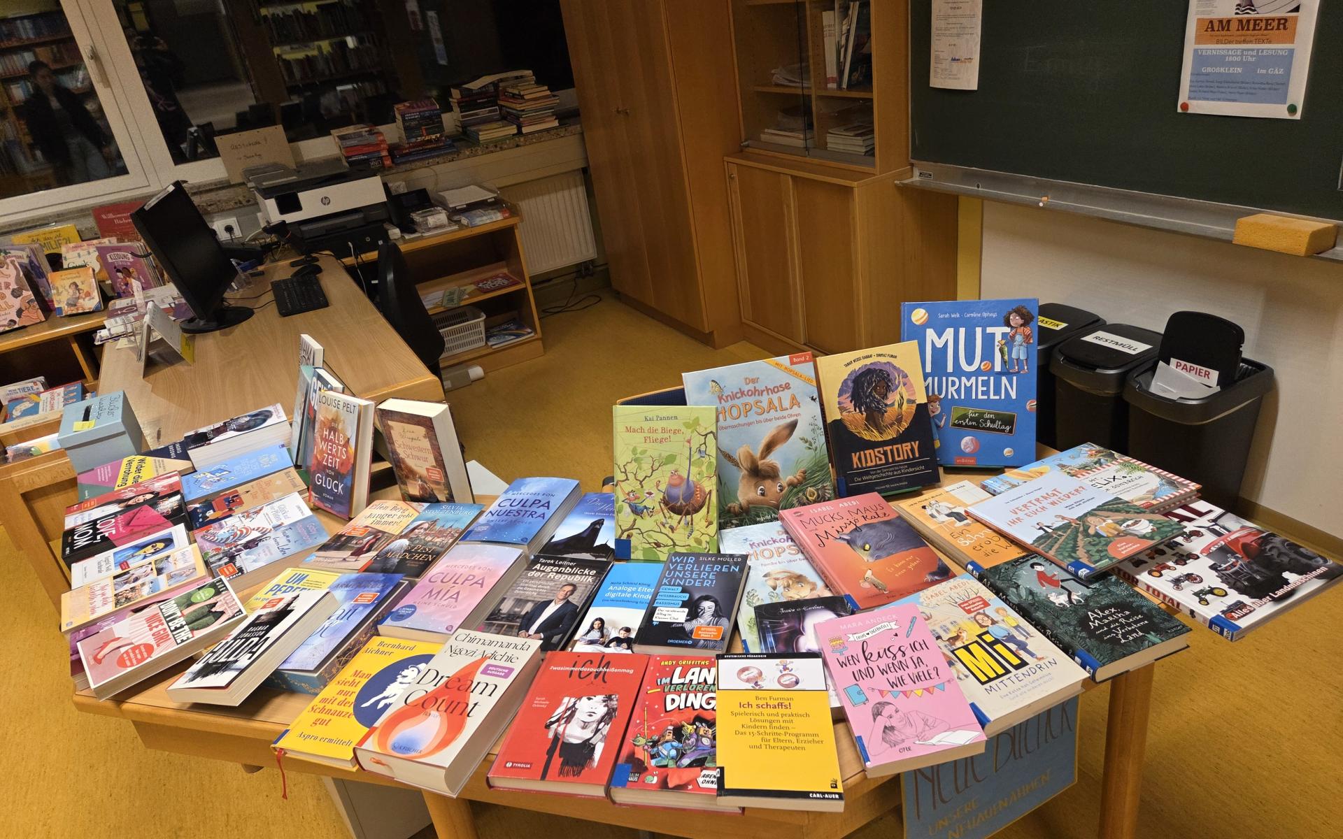 Foto Arbeitsplatz Bibliothekarin